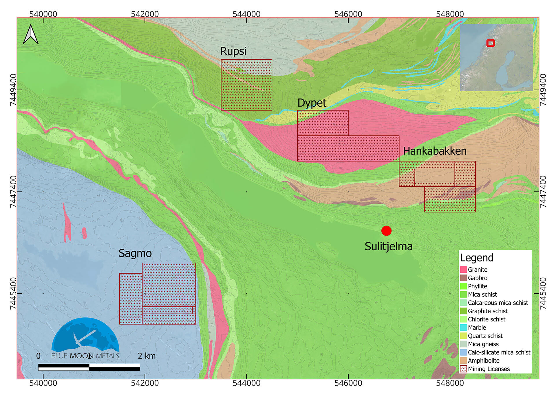Sulitjelma Geological Map