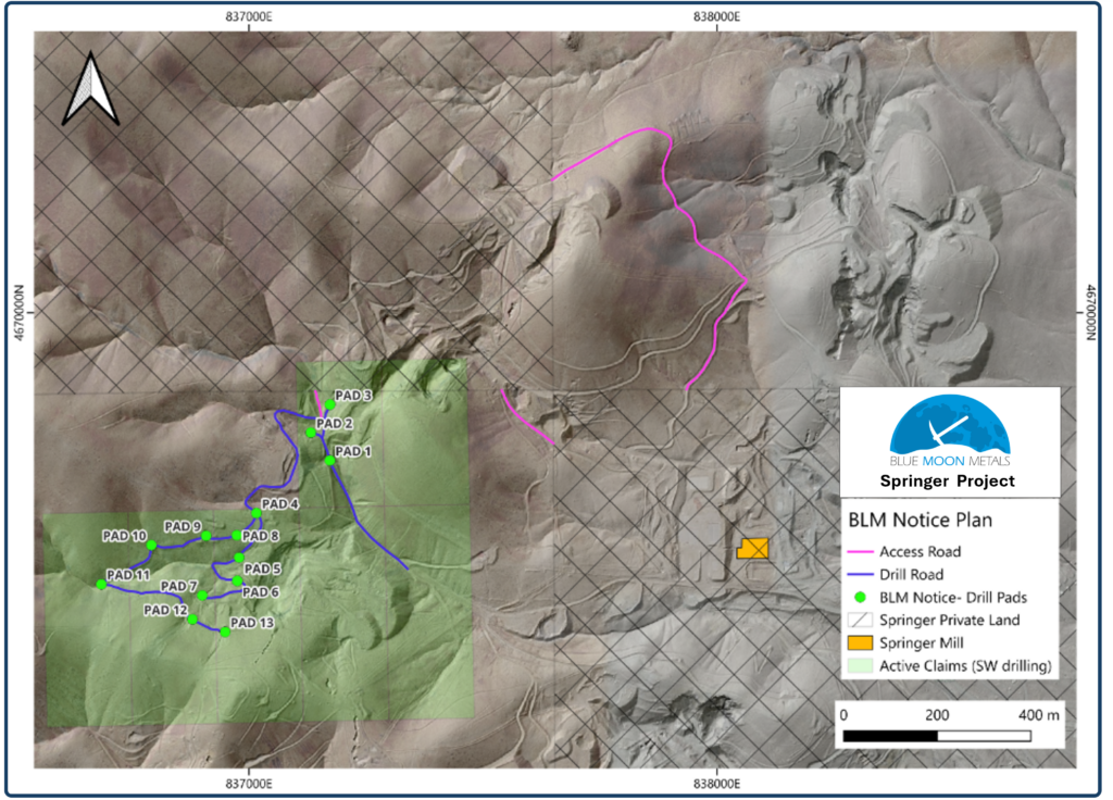 Figure 4 Location Of Approved Roads And Drill Pads Given Under Blm Notice Nvnv106841534